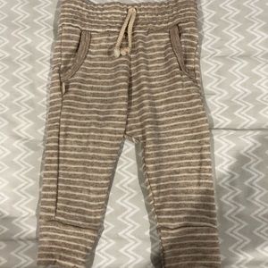 Childhoods oatmeal stripe joggers
